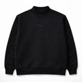 Black Somber Mock-Neck