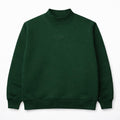 Green Somber Mock-Neck